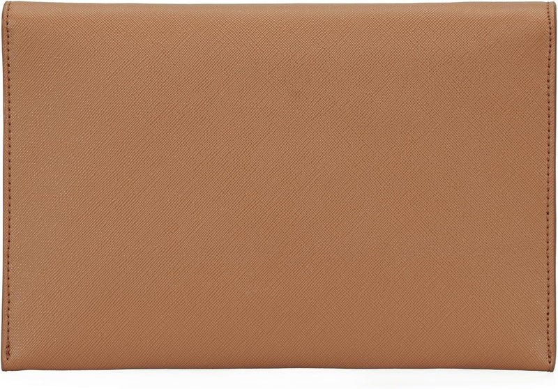 DEXMAY DM Dexmay Women Envelope Clutch Handbag Medium Saffiano Leather Foldover Clutch Purse - Image 4